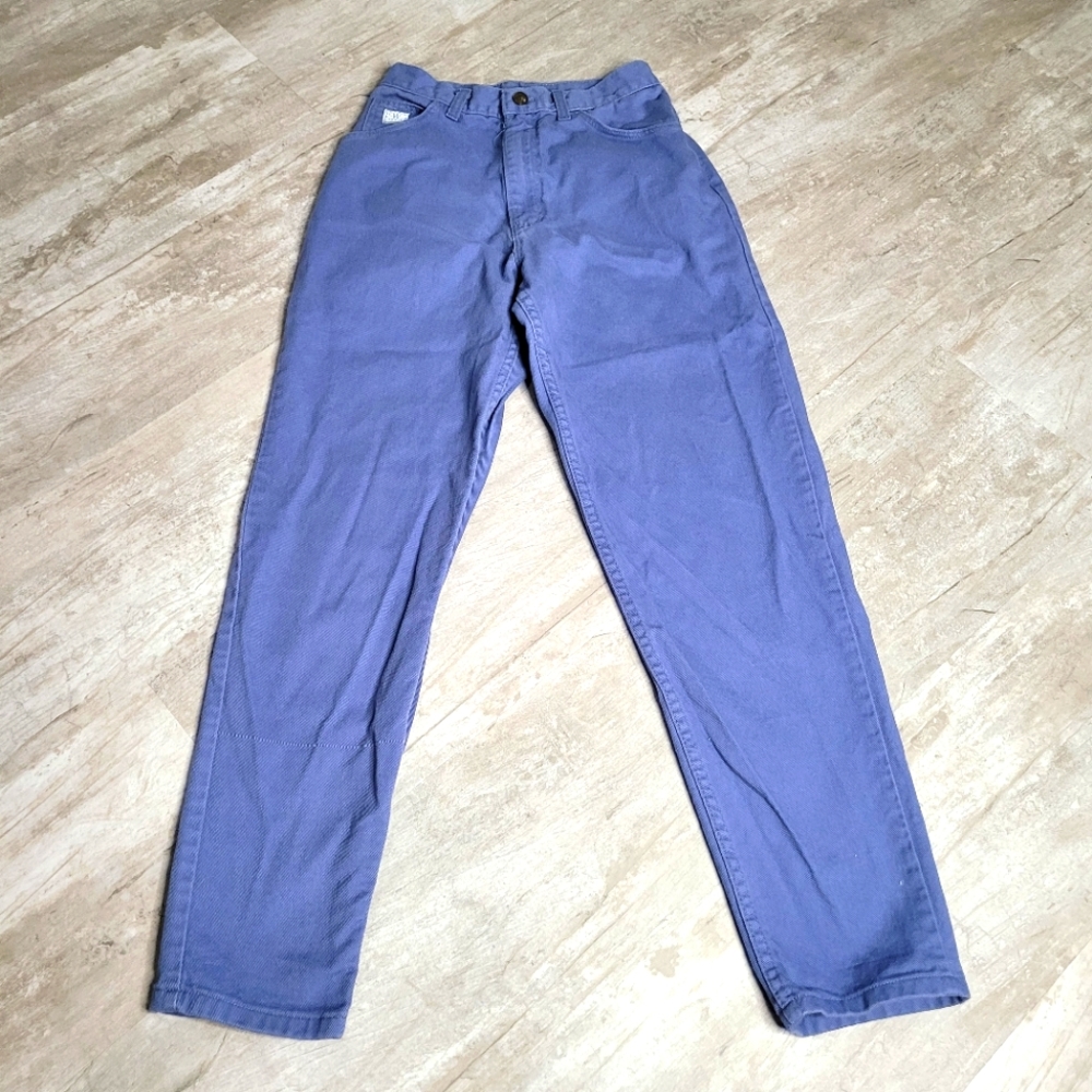 Vintage Wrangler blue denim high waisted jeans size 8 petite
